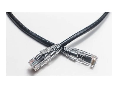Fiber Cables Direct - Patch cable - TAA Compliant - RJ-45 (M) to RJ-45 (M) - 10 ft - CAT 6 - booted, snagless - black FCDUS208V1865