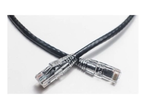 Fiber Cables Direct - Patch cable - TAA Compliant - RJ-45 (M) to RJ-45 (M) - 10 ft - CAT 6 - booted, snagless - black FCDUS208V1865