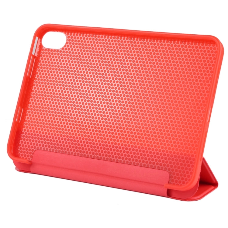 For iPad Mini GEBEI Shockproof Horizontal Flip Tablet Case with Three-folding Holder