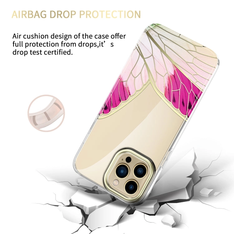 For iPhone 12 Dual-side Laminating Butterfly Pattern TPU Phone Case