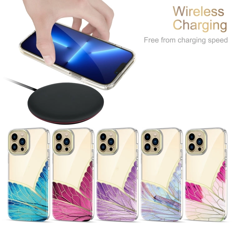 For iPhone 12 Dual-side Laminating Butterfly Pattern TPU Phone Case