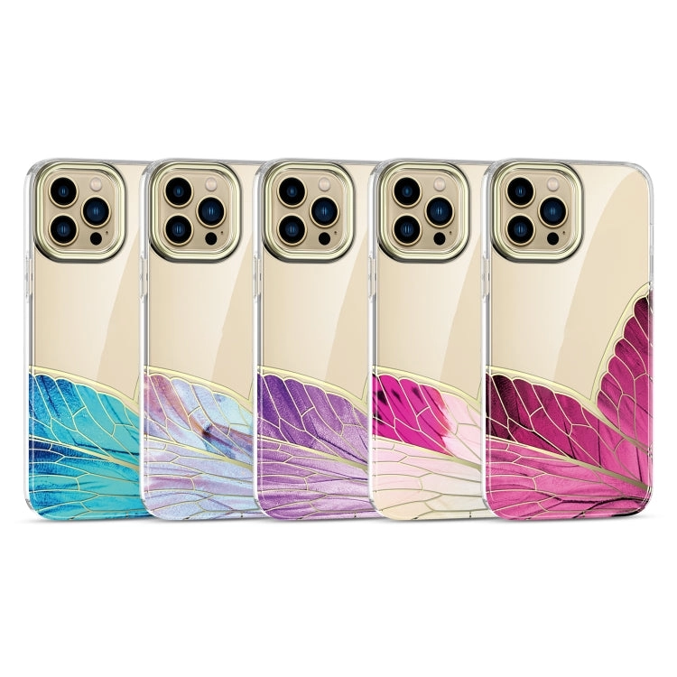 For iPhone 12 Dual-side Laminating Butterfly Pattern TPU Phone Case