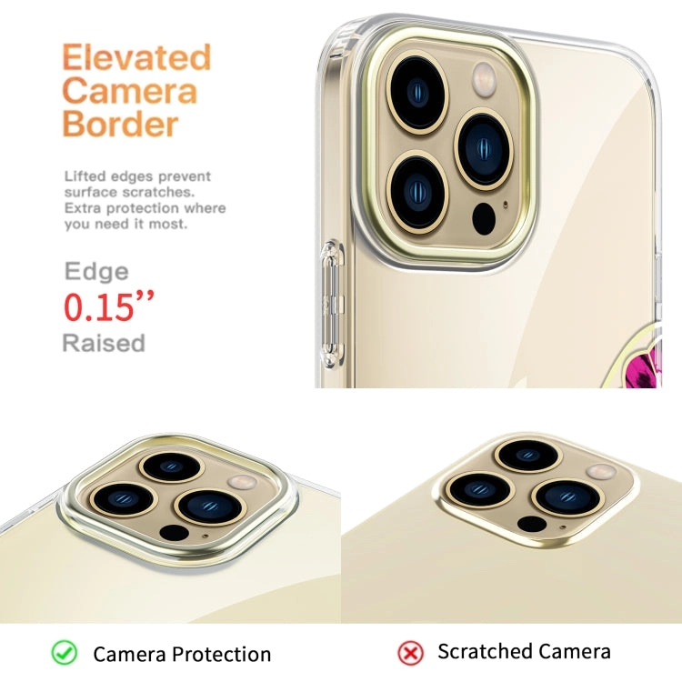 For iPhone 12 Dual-side Laminating Butterfly Pattern TPU Phone Case