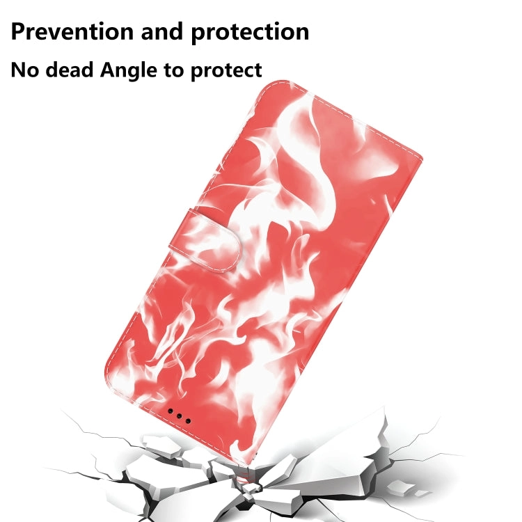 For Samsung Galaxy Note20 Cloud Fog Pattern Horizontal Flip Leather Case with Holder  Card