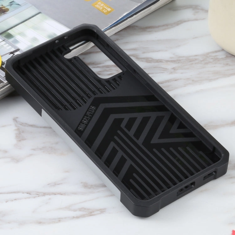 For Samsung Galaxy S21  5G Sliding Camera Cover Design PC   TPU Shockproof Case with Ring Holder