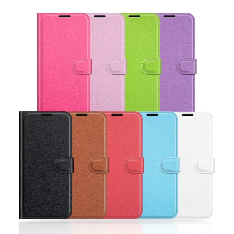 For Samsung S22 Litchi Texture Horizontal Flip Protective Case with Holder  Card Slots