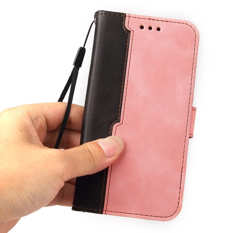 For Xiaomi Mi 11 Business Stitching-Color Horizontal Flip PU Leather Case with Holder  Card