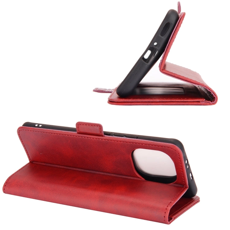 For Xiaomi Mi 11 Dual-side Magnetic Buckle Horizontal Flip Leather Case with Holder  Card