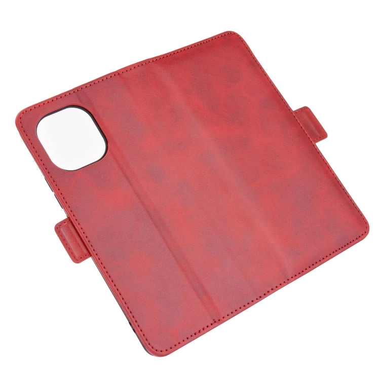 For Xiaomi Mi 11 Dual-side Magnetic Buckle Horizontal Flip Leather Case with Holder  Card
