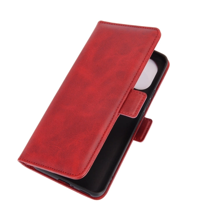 For Xiaomi Mi 11 Dual-side Magnetic Buckle Horizontal Flip Leather Case with Holder  Card
