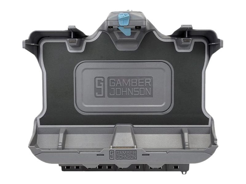 Gamber-Johnson - Vehicle docking station - for tablet - 11-slot - VGA, HDMI - 10Mb LAN - for Getac F110 G6 7160-1584-00