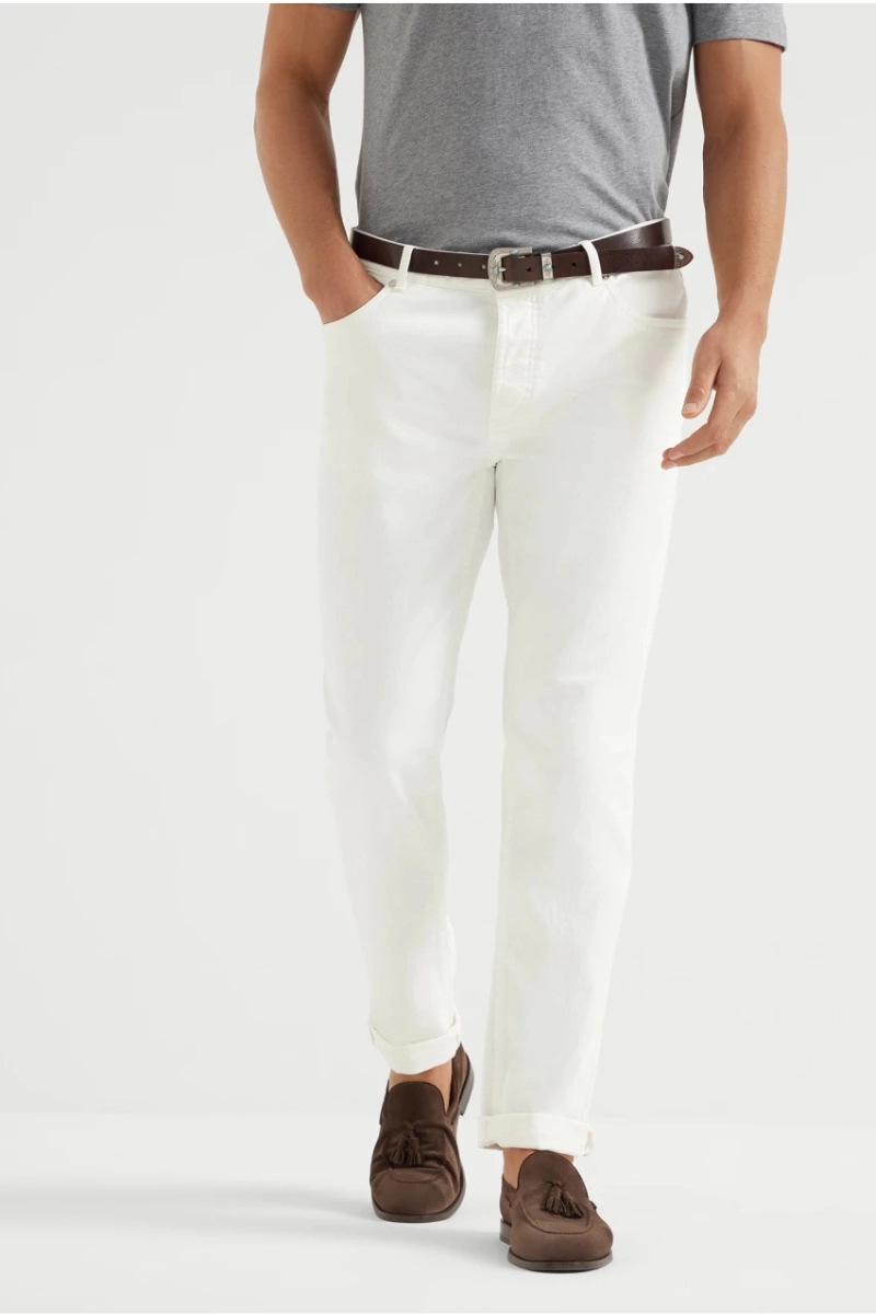 Garment Dyed Lightweight Denim