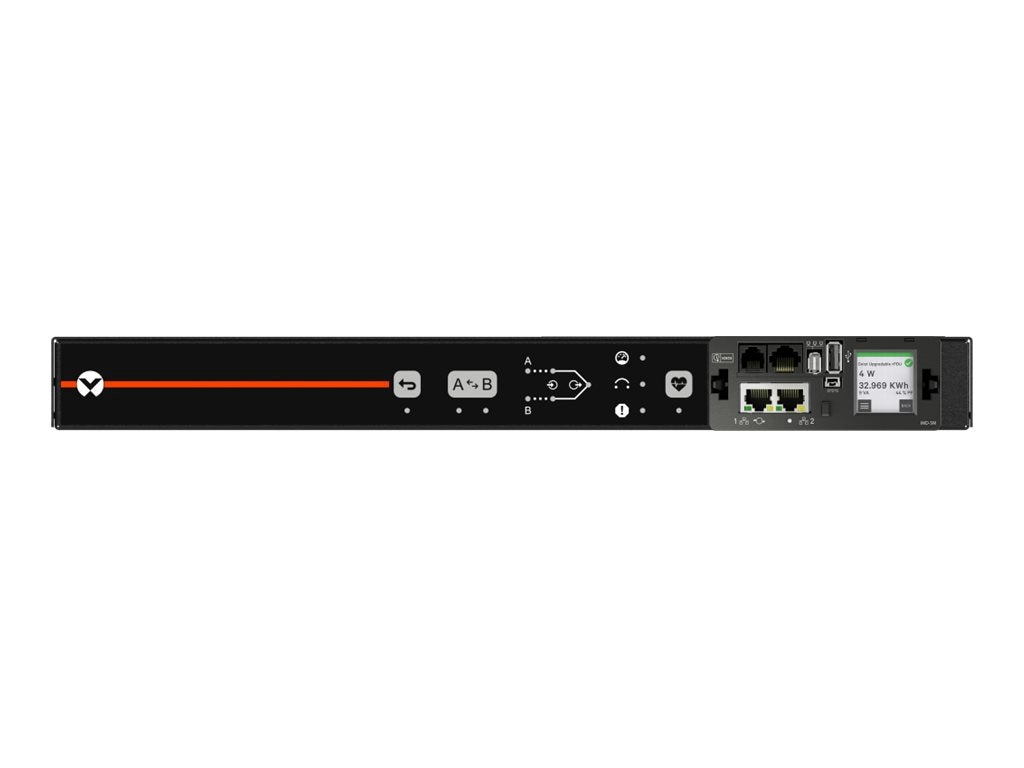 Geist Rack Transfer Switch Outlet Level Monitoring ANU5M1R5-06S153-1ST5ST5A011-D - Power distribution unit (rack-mountable) - VA7N11A0