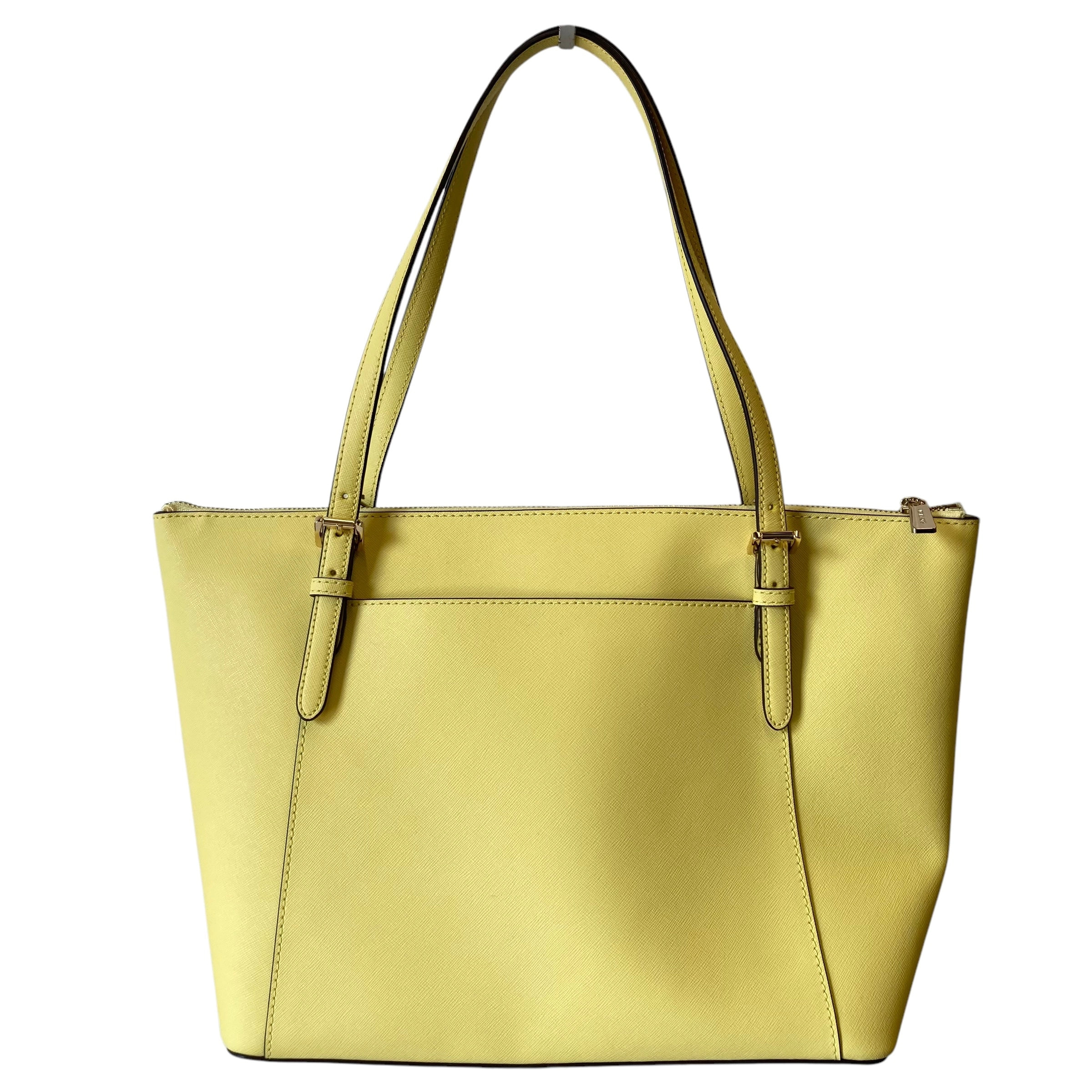 Handbag Designer By Michael Kors In Yellow, Size:Large