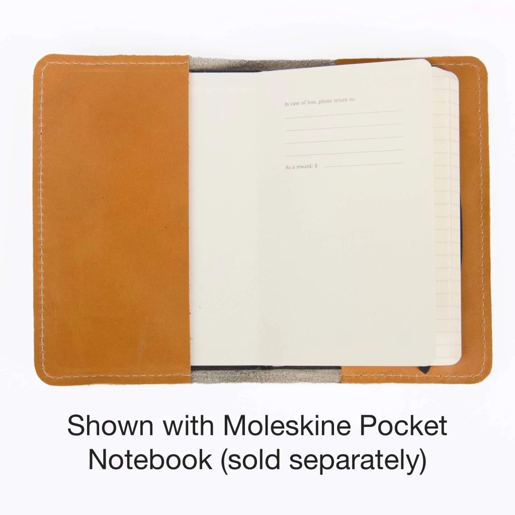 HAPPY EXTRA, Pocket Notebook Cover, Pacific Brandy