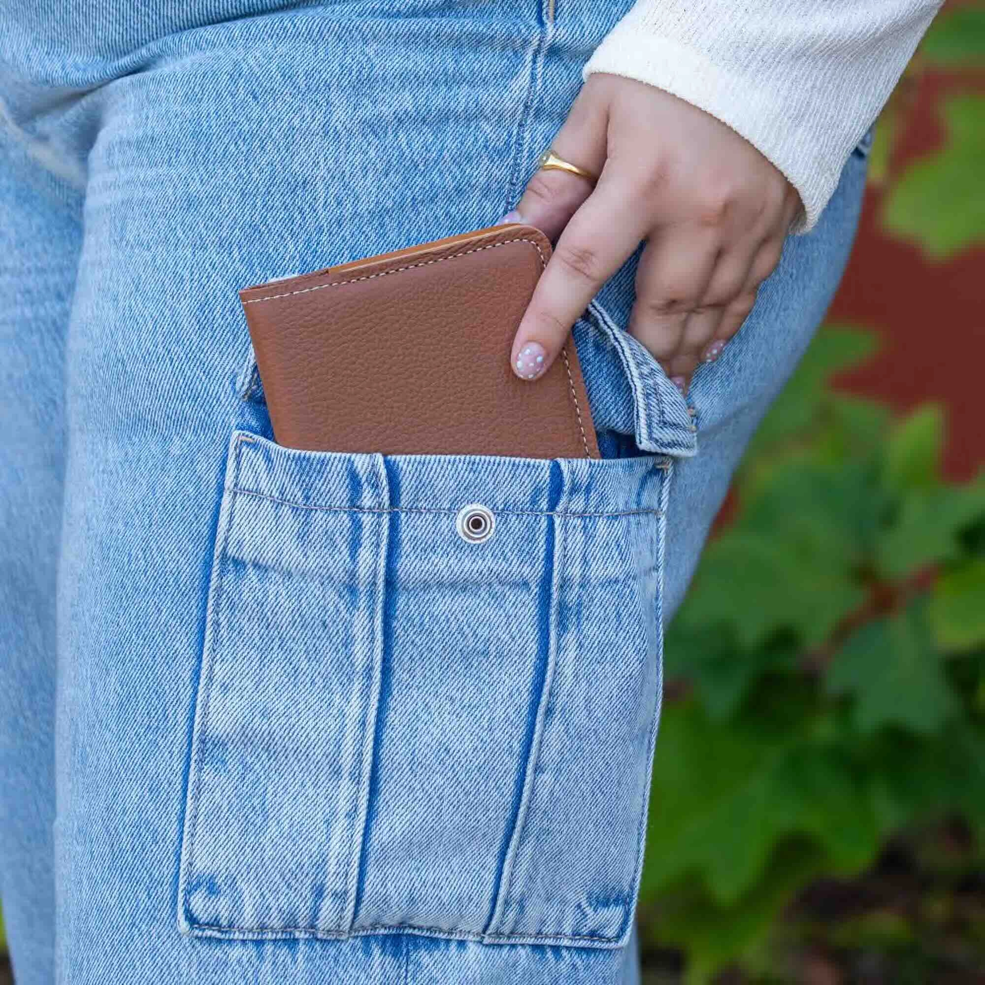 HAPPY EXTRA, Pocket Notebook Cover, Pacific Brandy