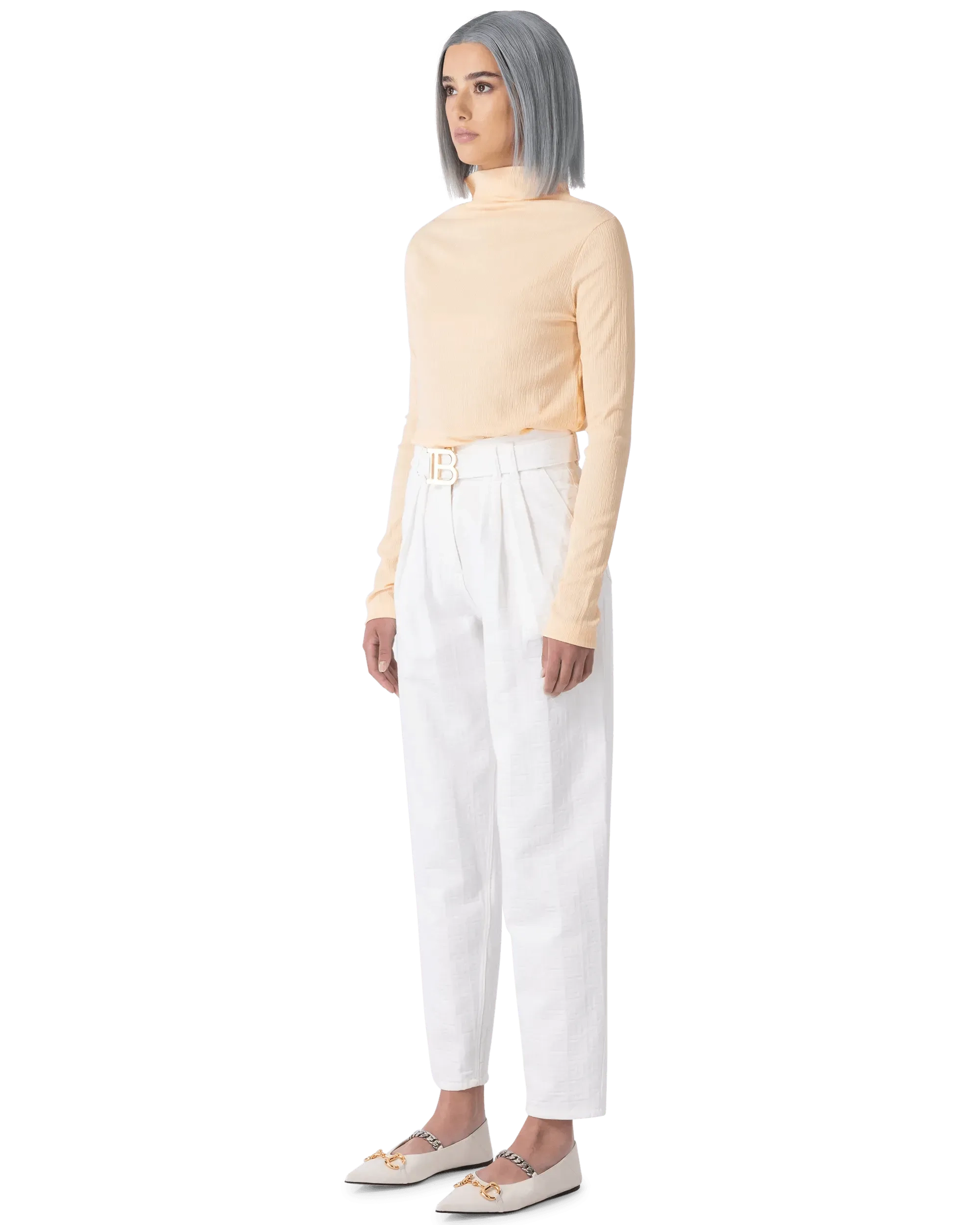 High Neck Lightweight Sweater