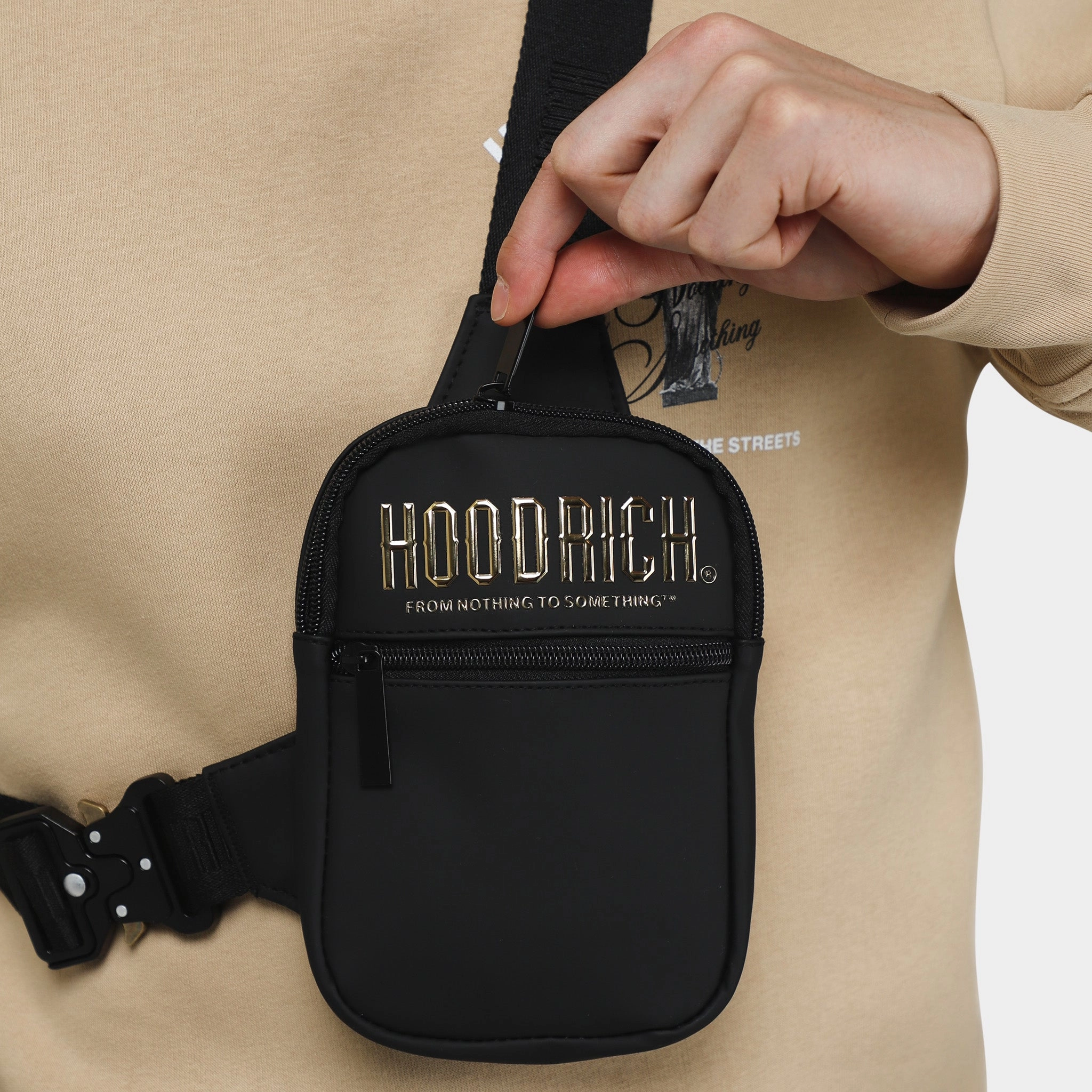 Hoodrich Chromatic Clip Mini Bag Black / Gold