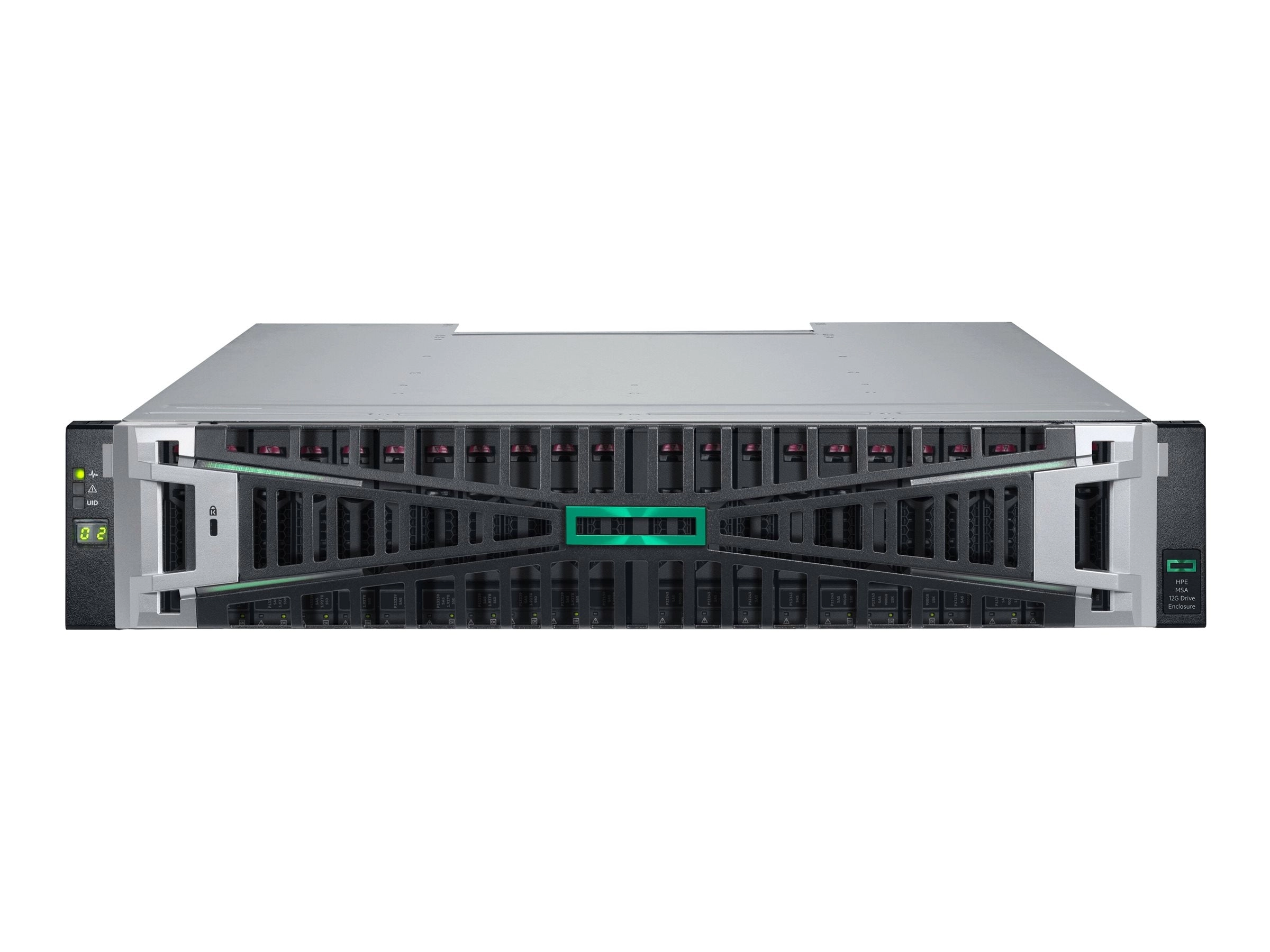 HPE Modular Smart Array 24-drive SFF Drive Enclosure - Storage enclosure - 24 bays (SAS-3) - rack-mountable - 2U S1H55A