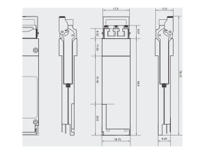 Integra Optics - QSFP  transceiver module (equivalent to: IBM BNCKM-QP-SRBD) - 40 Gigabit optical - 40GBASE-Duplex_BiDi - up BNCKM-QP-SRBD-IO