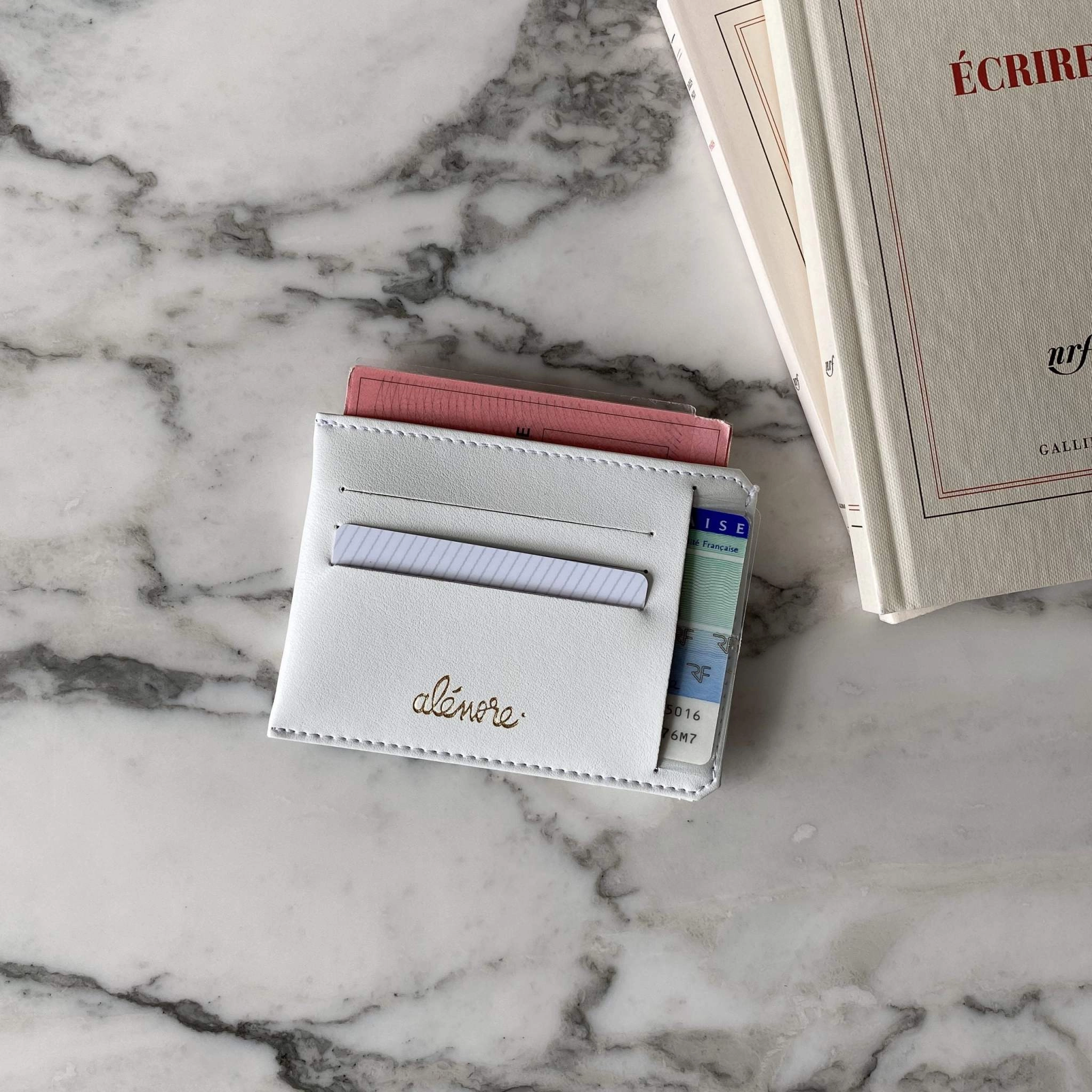 Jasmin Vegan Apple Leather Compact Wallet | Bordeaux