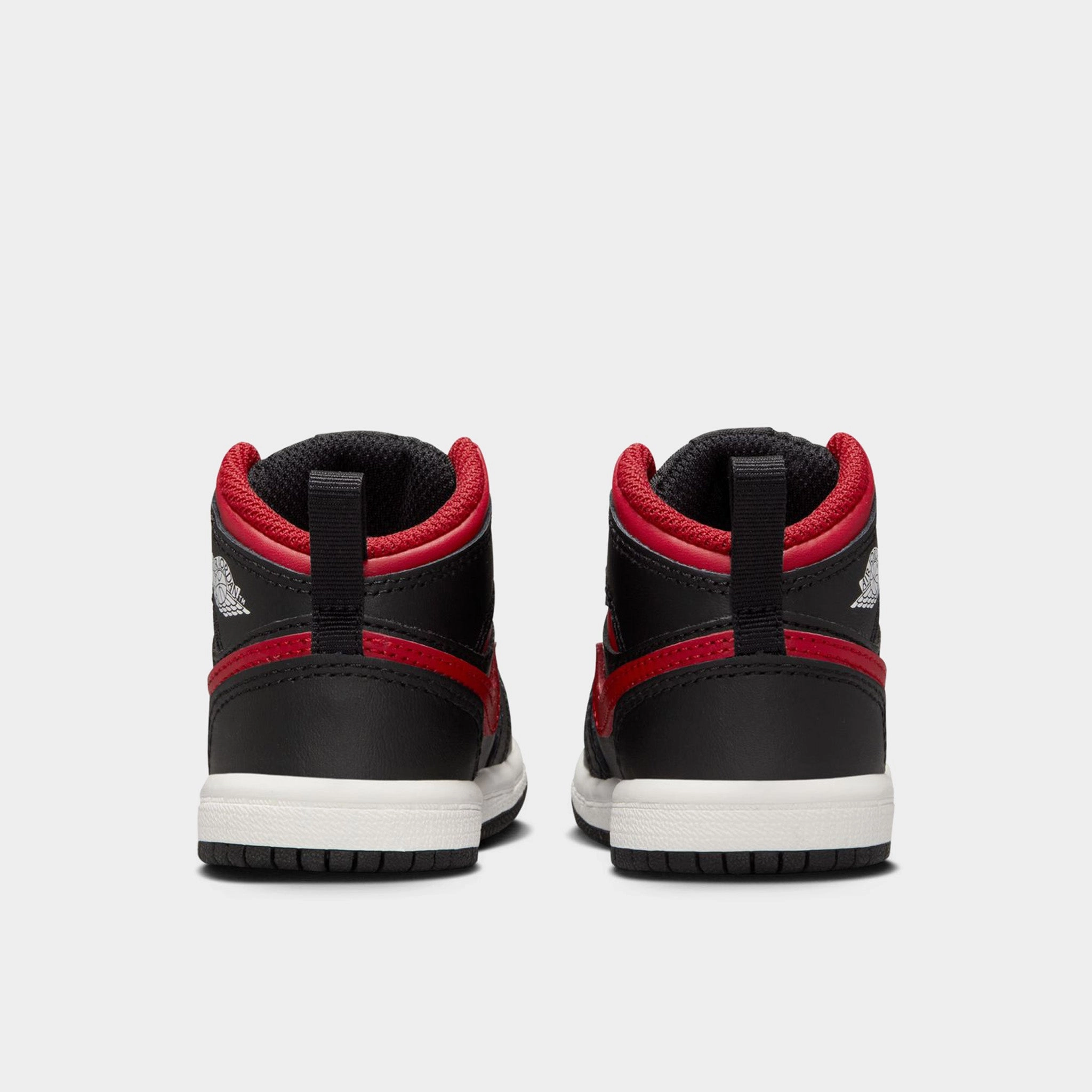 Jordan 1 Mid TD Black / Varsity Red - Summit White