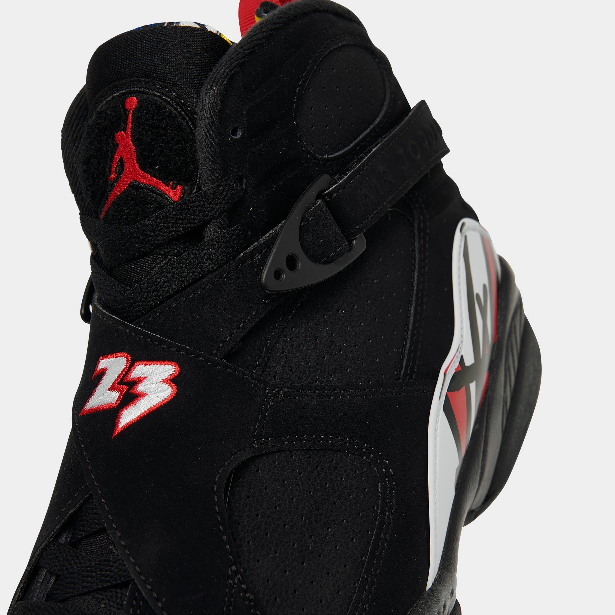 Jordan 8 Retro Black / True Red - White