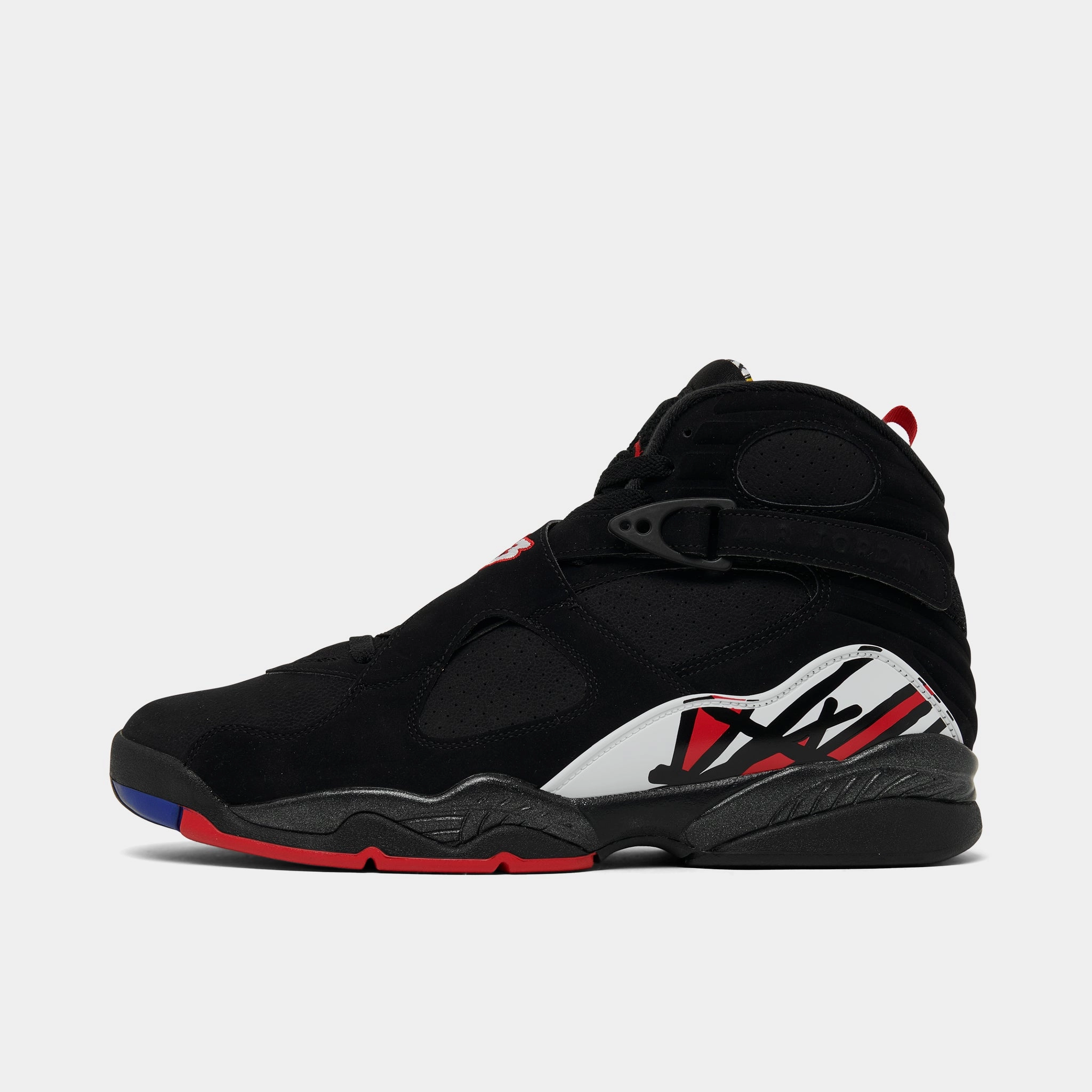 Jordan 8 Retro Black / True Red - White