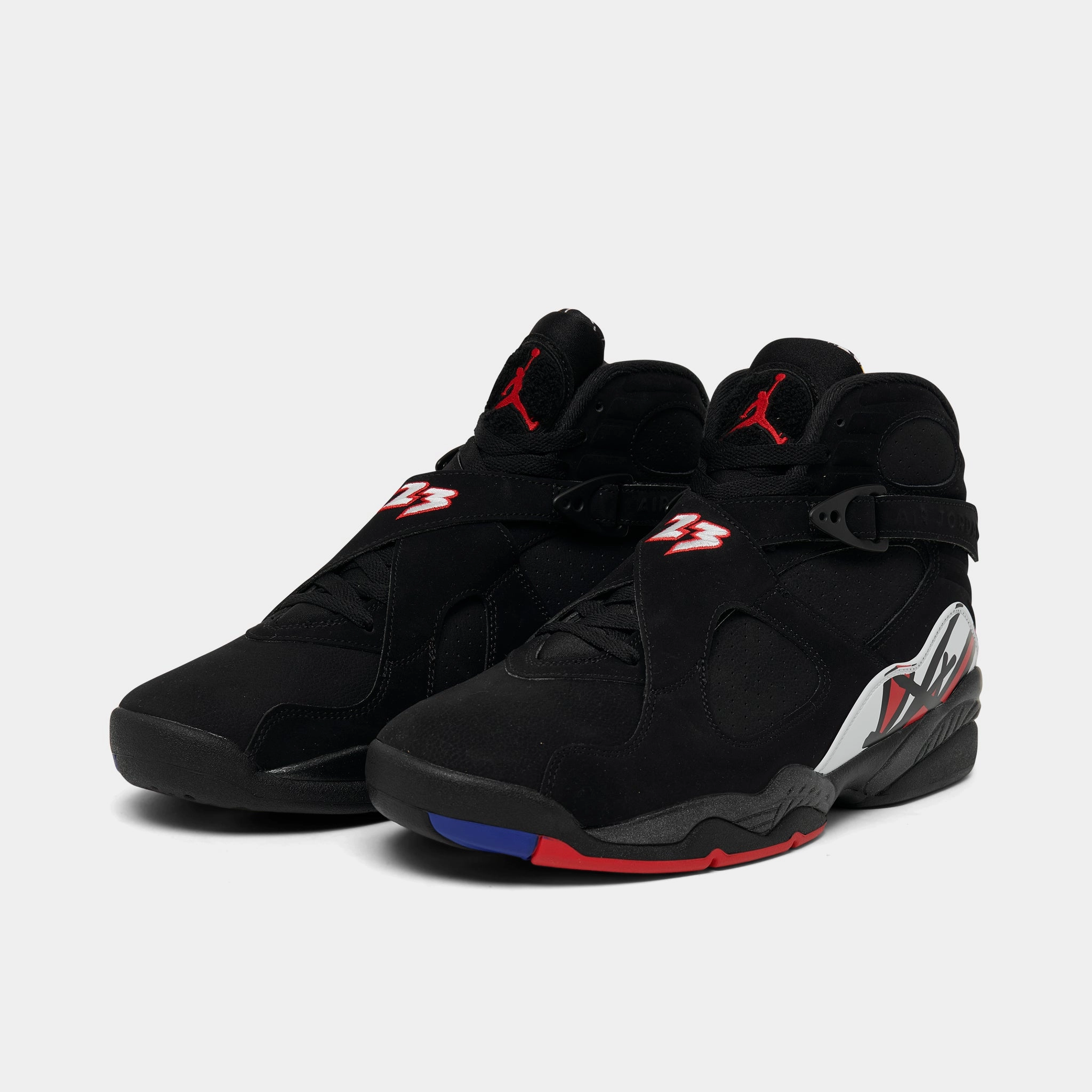 Jordan 8 Retro Black / True Red - White