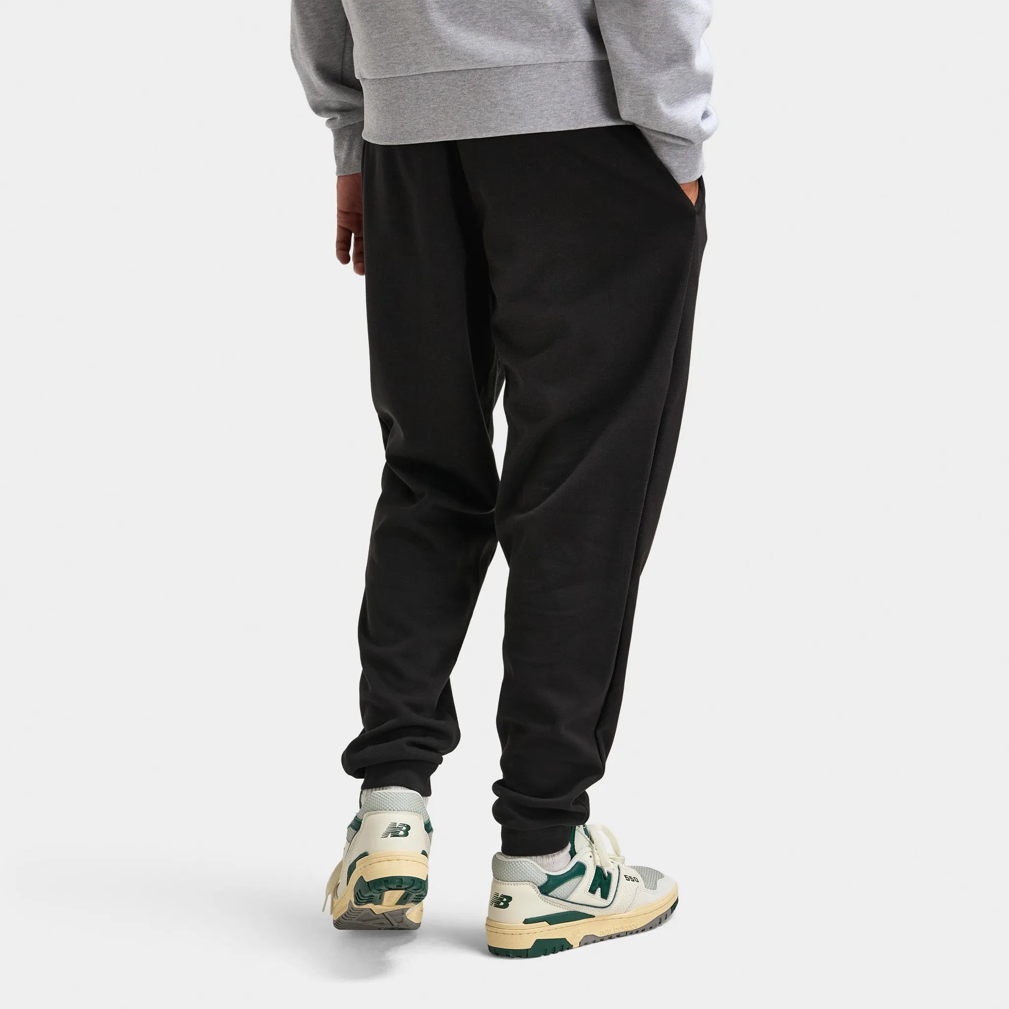 Lacoste Tapered Lightweight Double Face Sweatpants / Black
