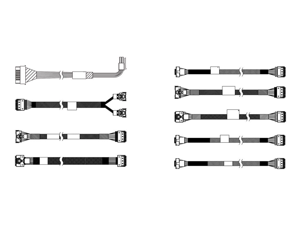 Lenovo - Storage cable kit - for 2.5 Chassis Front BP3 NVMe" 4X97A85171