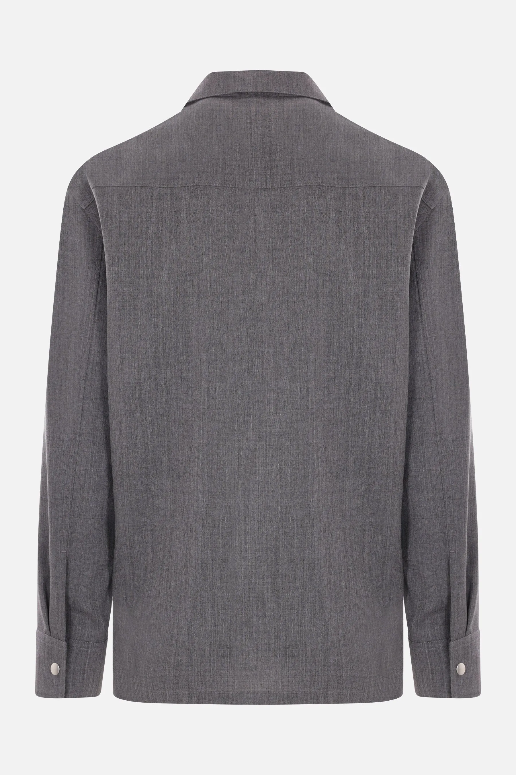 lightweight wool overshirt
