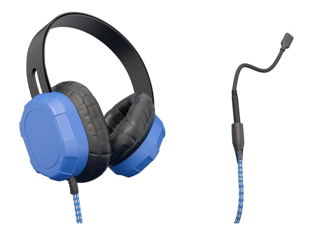 MAXCases Extreme - Headset - full size - wired - USB-C - black MC-HPX-USBC