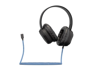 MAXCases Extreme - Headset - full size - wired - USB-C - black MC-HSX-USBC