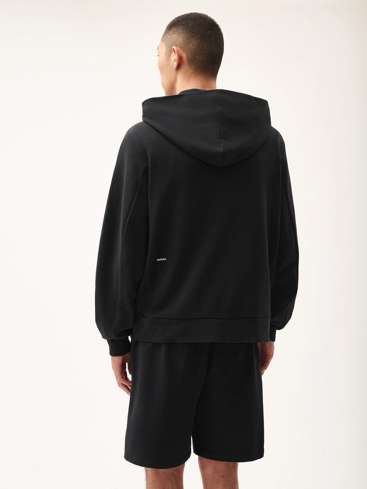 Mens 365 Midweight Snap Button Hoodie—Twilight Black