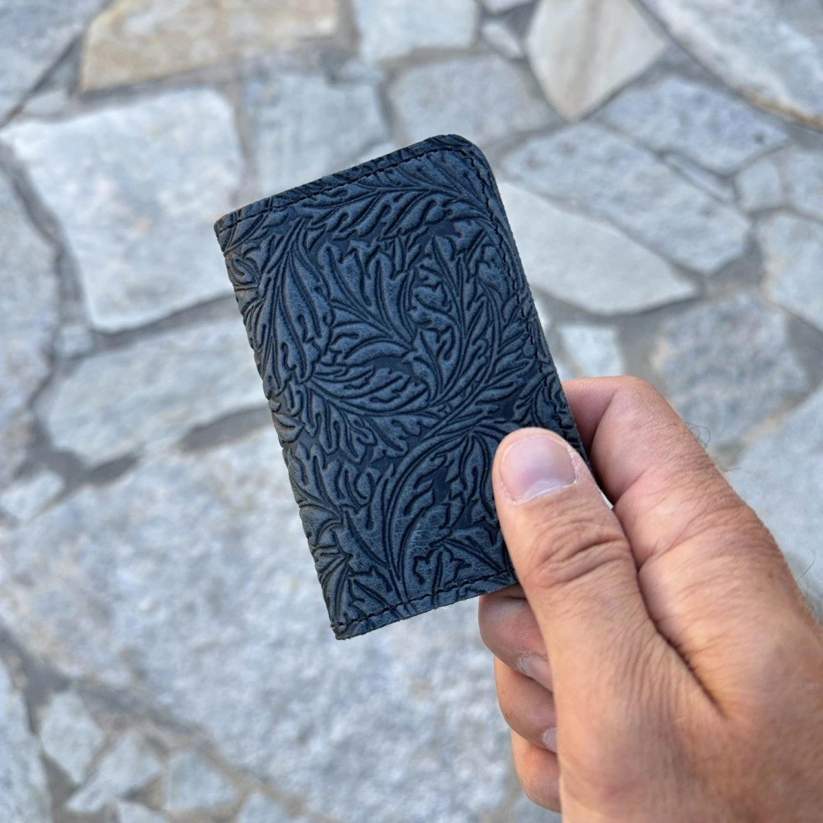 Mini Wallet | Card Holder, Acanthus Leaf, Adventure
