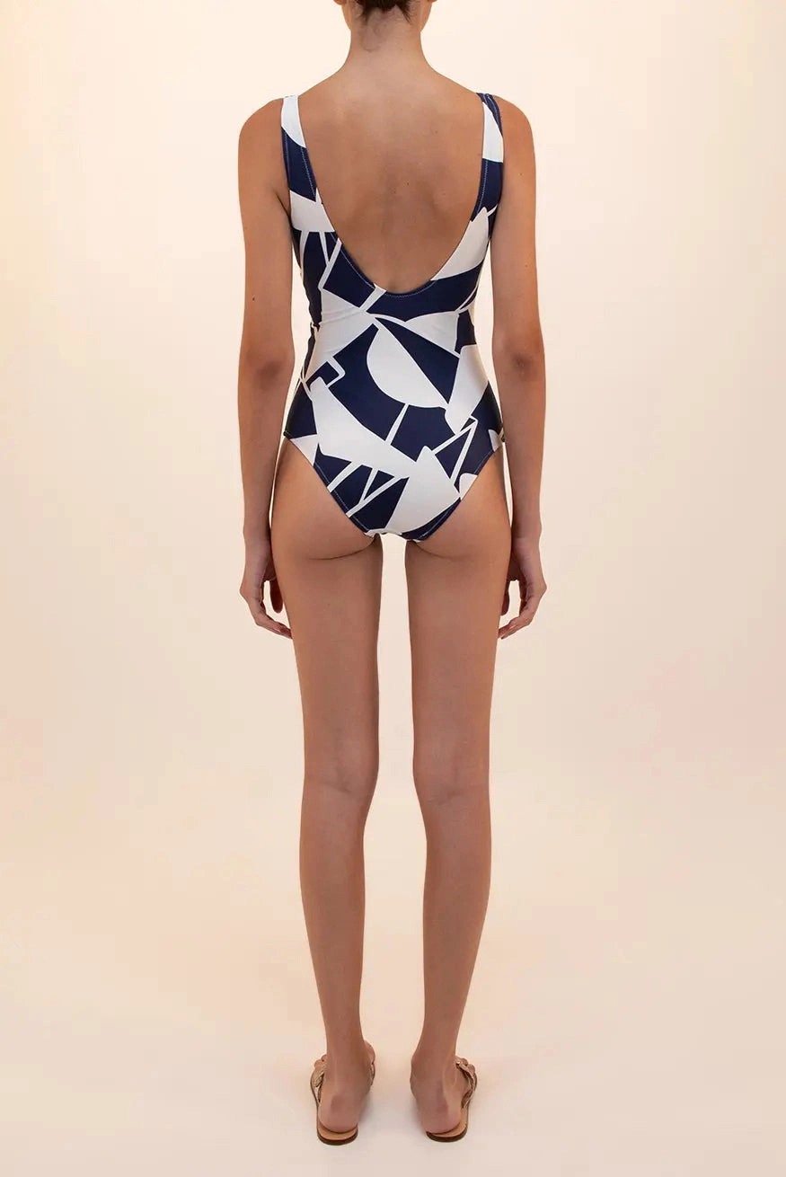 MITRA CROSSED ONE-PIECE