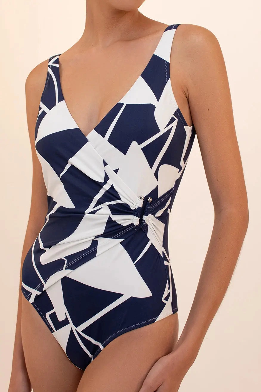 MITRA CROSSED ONE-PIECE