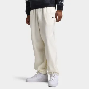 Nike Club Fleece French Terry Oversized Pants Sail / Sail - Black