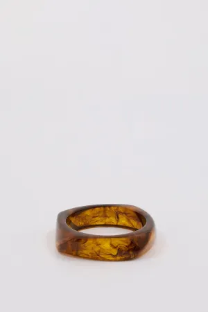 NOAH THE LABEL BROWN RESIN BANGLE