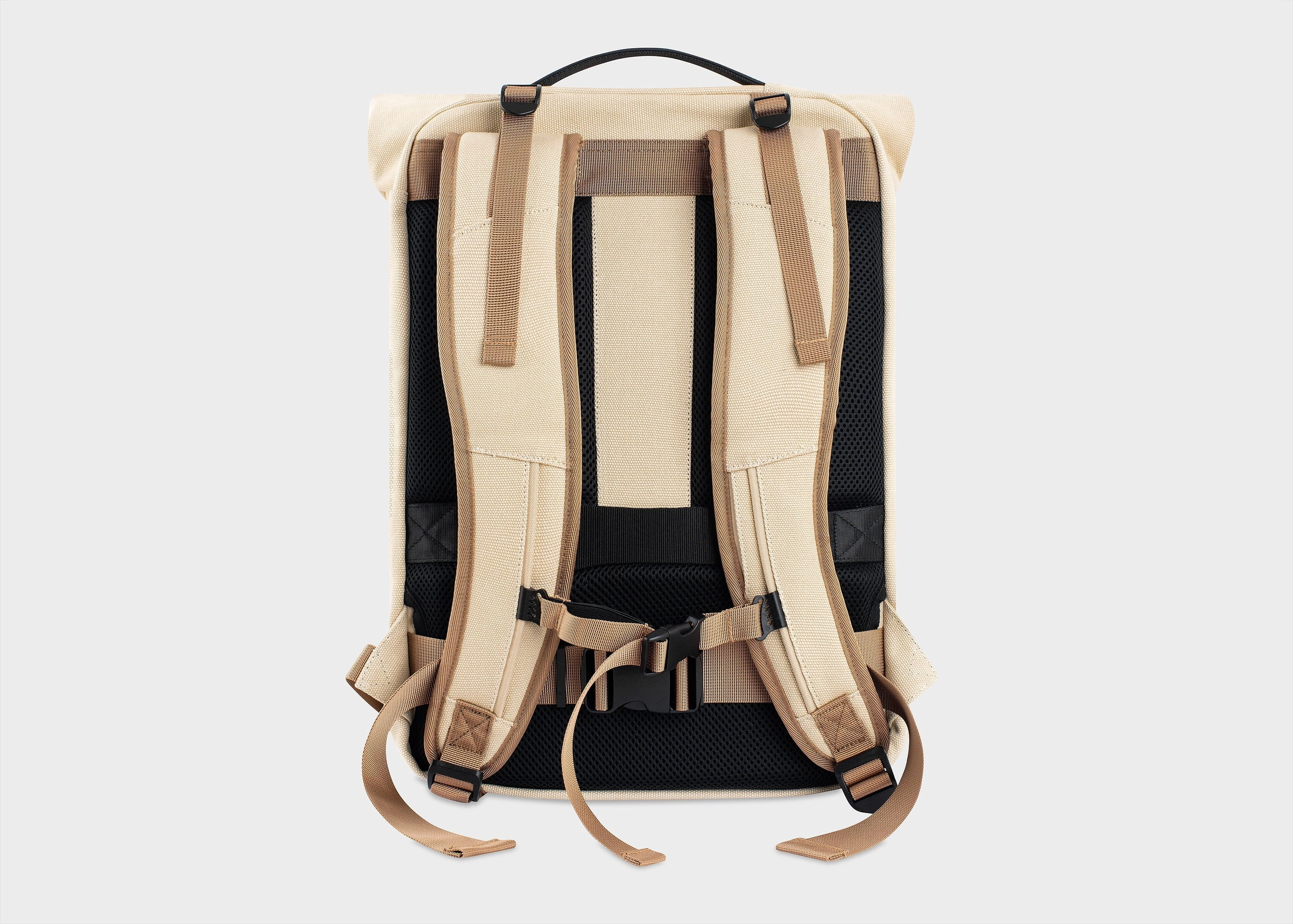 Nomad Vegan Hemp Backpack | Beige & Green