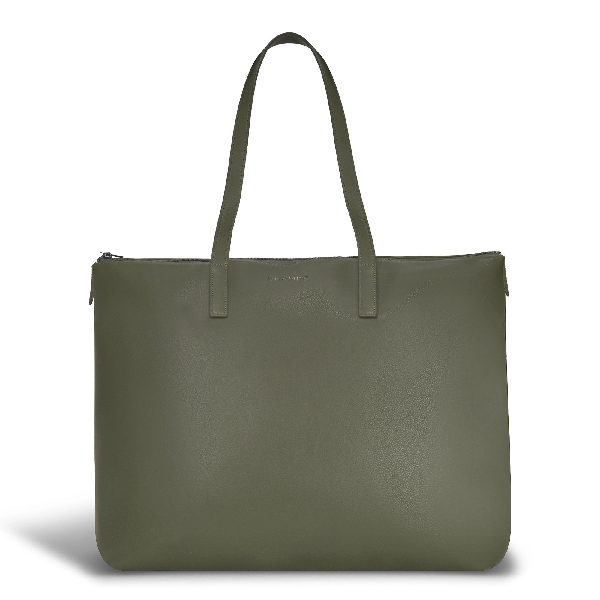 Onyx / Leather Business Tote *Drop Ship*