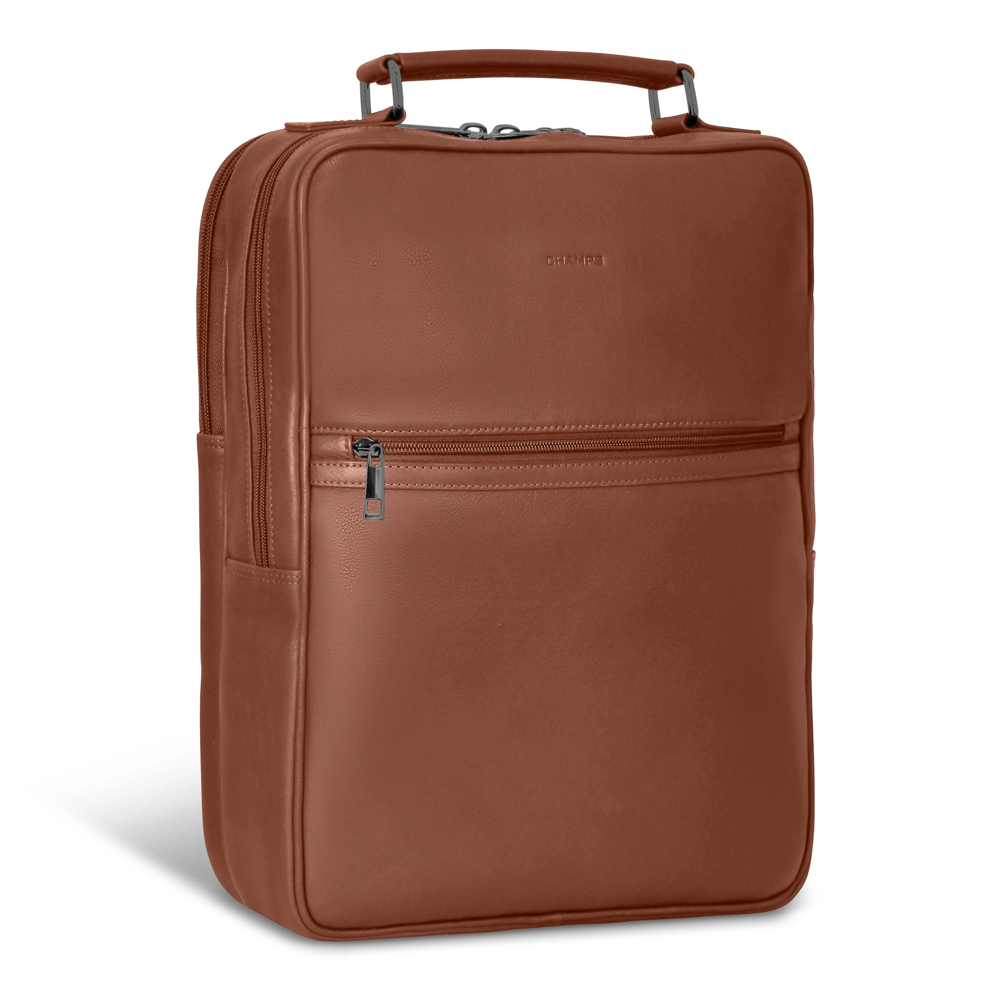 Onyx / Leather Compact Backpack *Drop Ship*