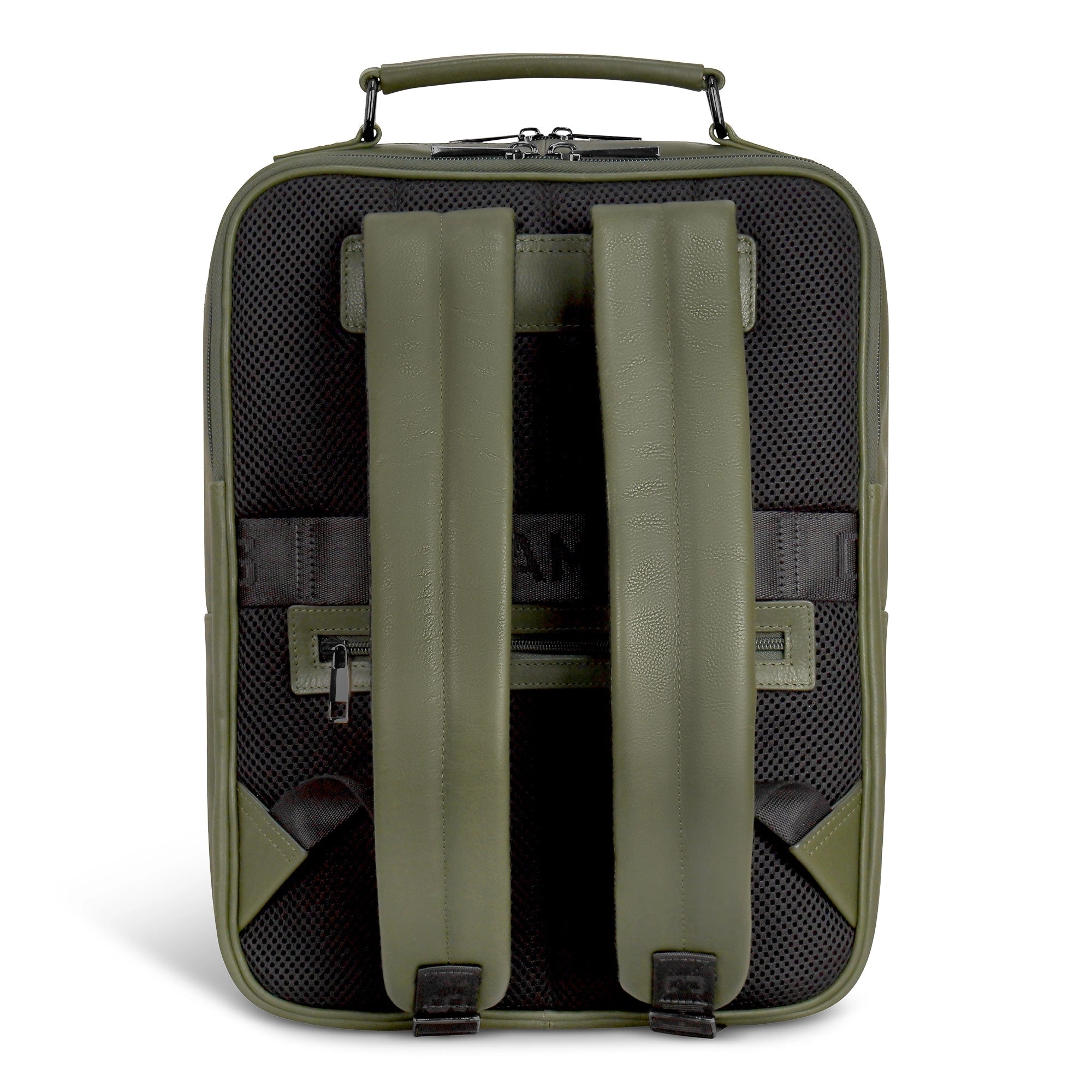 Onyx / Leather Compact Backpack *Drop Ship*