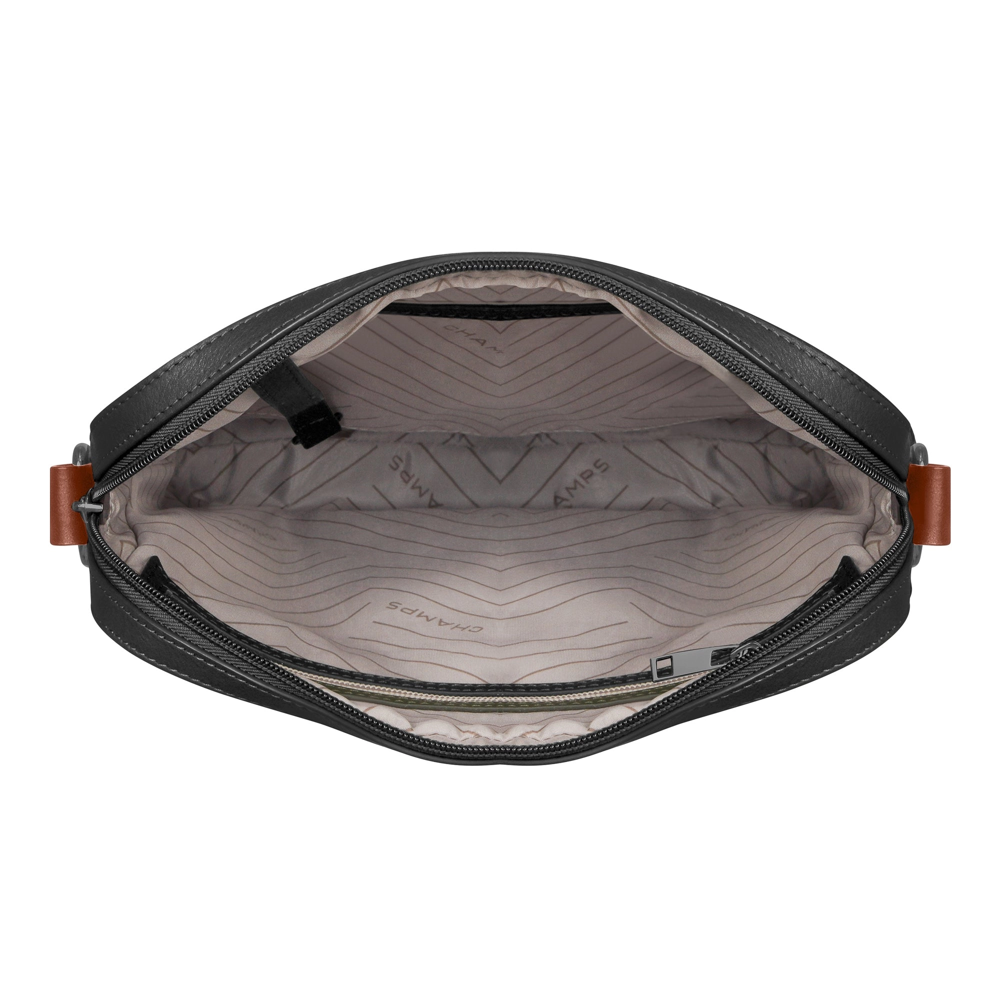 Onyx / Leather Cross-Body Bag *Drop Ship*
