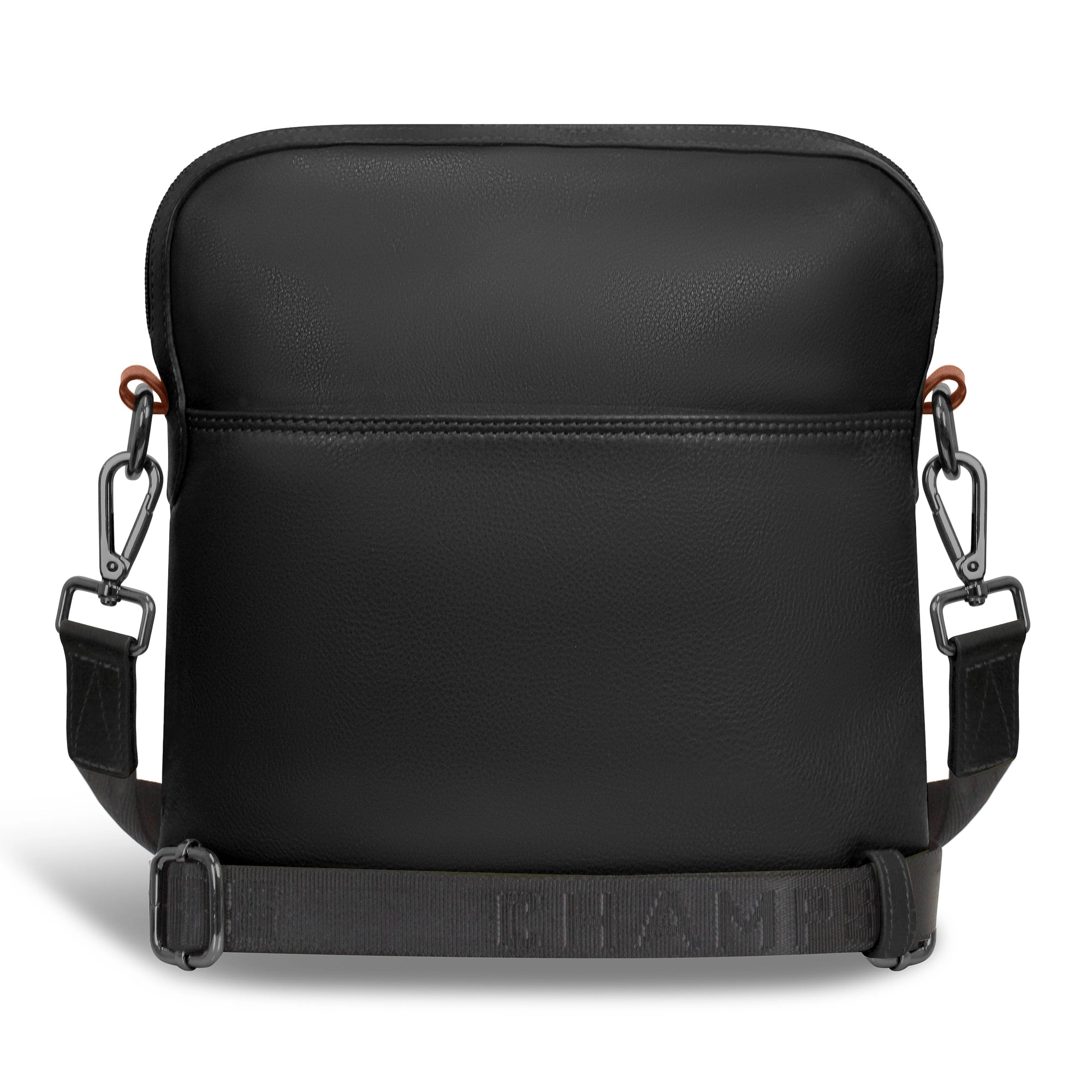 Onyx / Leather Cross-Body Bag *Drop Ship*