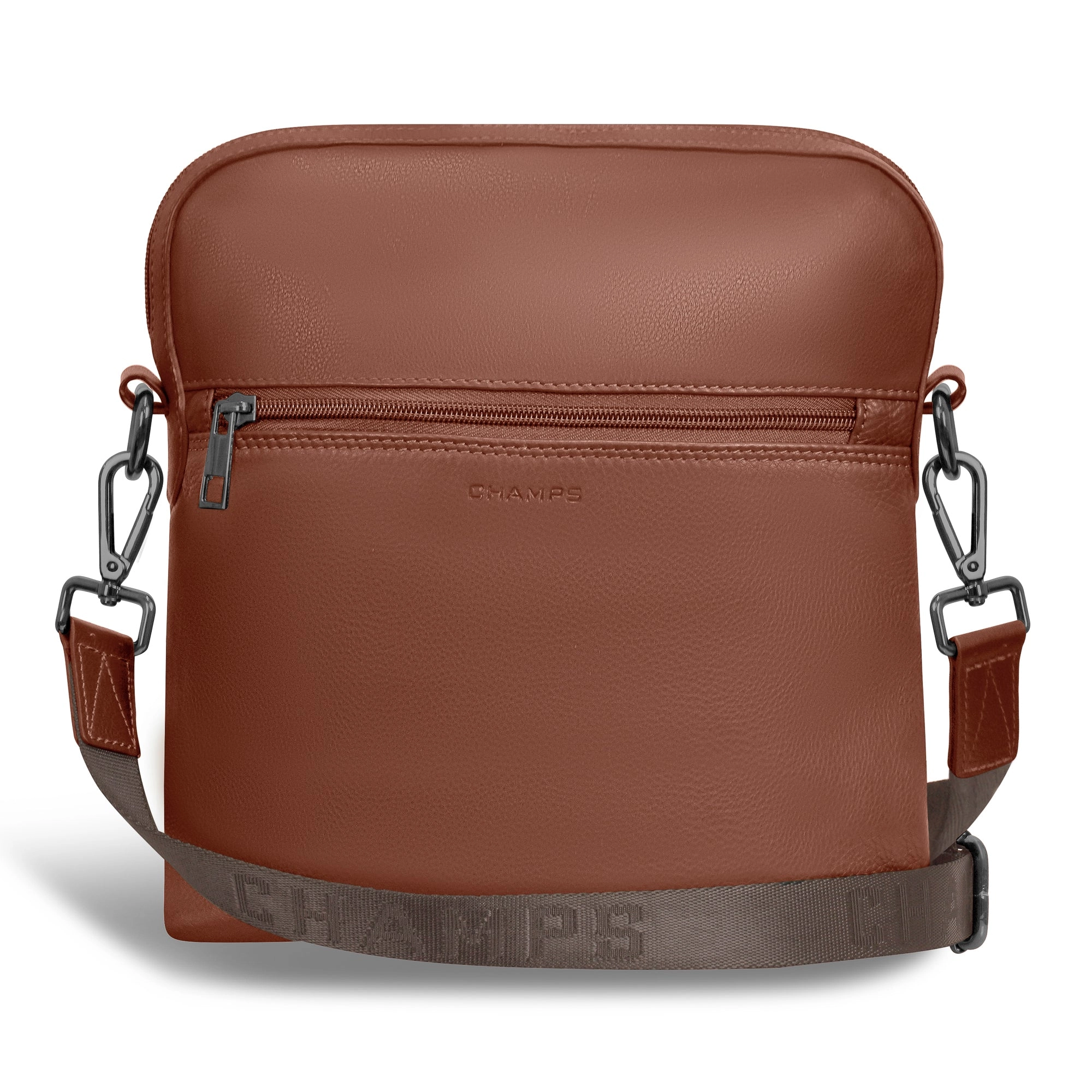 Onyx / Leather Cross-Body Bag *Drop Ship*