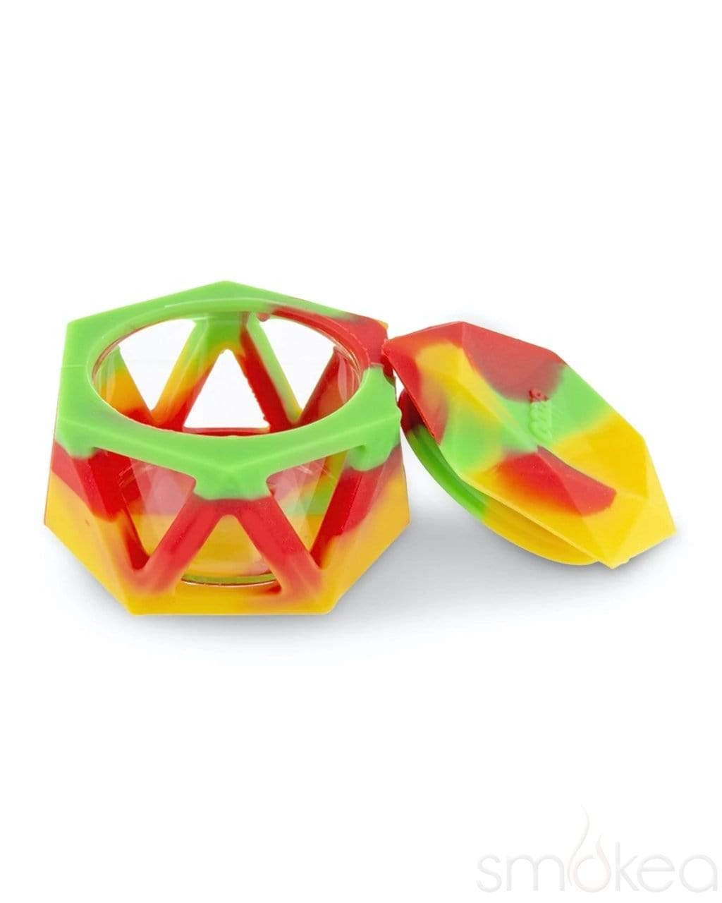 Ooze Geode Silicone & Glass Storage Jar