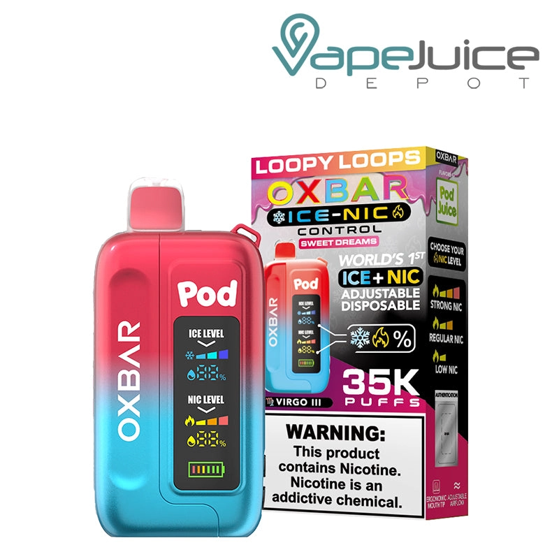 OXBAR Ice-Nic Control 35K Disposable