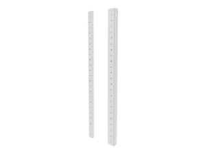 Panduit PanZone - Rack rail kit - rear - wall mountable - white - 18U PZWMC18RRWH